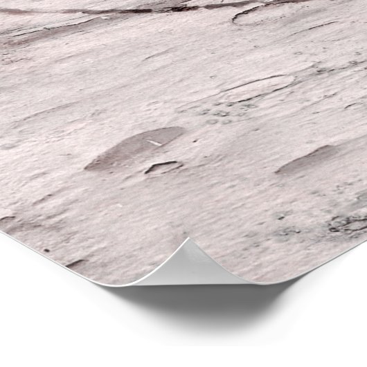 樺の木ツリーと彫り素朴ハート結婚のバナー ポスター (角)