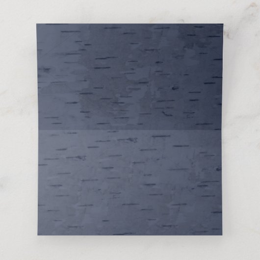 樺の木ツリーの光るライト夕べテーブルカード プレイスカード (内部開封)