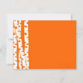 樺の木ツリーの注感謝してい記 ノートカード (裏面)