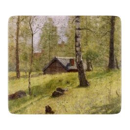 樺の木ツリーはスウェーデンの田舎（ヤンソン） カッティングボード