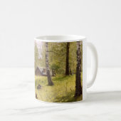 樺の木ツリーはスウェーデンの田舎(ヤンソン) コーヒーマグカップ (正面右)