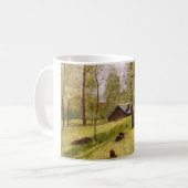 樺の木ツリーはスウェーデンの田舎(ヤンソン) コーヒーマグカップ (正面左)