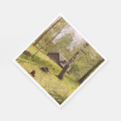 樺の木ツリーはスウェーデンの田舎（ヤンソン） スタンダードランチョンナプキン (角)