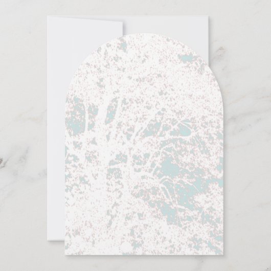 樺の木ツリーアクアブルースカイプレイビルフォント結婚 招待状 (裏面)