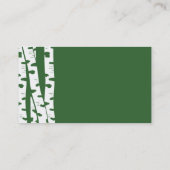 樺の木ツリーアポイントメントカード 予約カード (裏面)