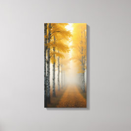 樺の木ツリーアリー キャンバスプリント
