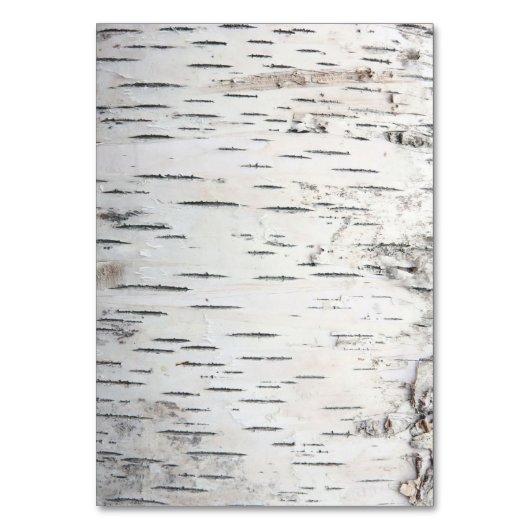 樺の木ツリーウェディングレセプション+宿泊施設カード テーブルナンバー (裏面)