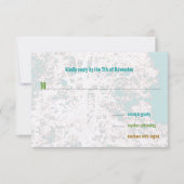 樺の木ツリーウエスタンサドル 出欠カード (正面)