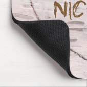 樺の木ツリーウッド&彫刻ハートカントリー素朴 マウスパッド (コーナー)