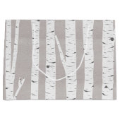 樺の木ツリーウ素朴ッドランド ラージペーパーバッグ (正面)