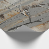 樺の木ツリーギフトラップ ラッピングペーパー (角)