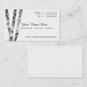 樺の木ツリーズランドスケープアーボルスト 名刺 (正面/裏面)