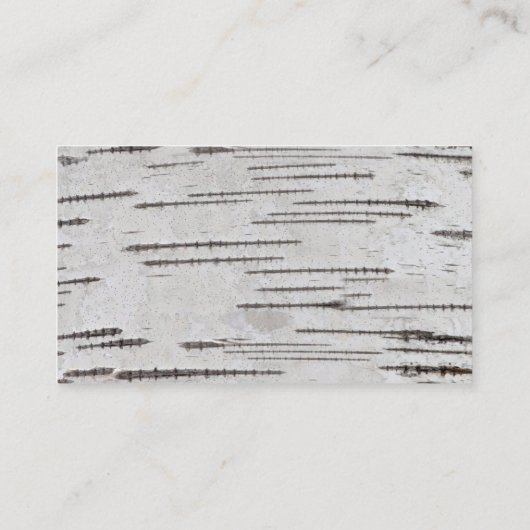 樺の木ツリーハートイニシャルラステック結婚ス プレイスカード (裏面)