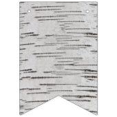 樺の木ツリーハートイニシャルラス結婚ティックのバナー バンティングフラッグ (第1の旗)