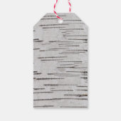 樺の木ツリーハートイニシャル結婚rustic's Thank You ギフトタグ (裏面)