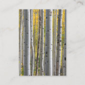 樺の木ツリーハートラス結婚ト詳細カード エンクロージャーカード (裏面)