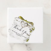 樺の木ツリーハート素朴サンキュー フェイバータグ (インサイチュ)