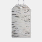 樺の木ツリーバーク素朴カントリー結婚式ありがとう ギフトタグ (裏面)