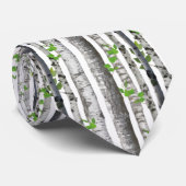 樺の木ツリーパターン ネクタイ (ロール)