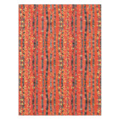 樺の木ツリーフォレストレッド テーブルクロス (正面)