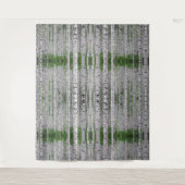 樺の木ツリーフォレスト自然 タペストリー (正面)