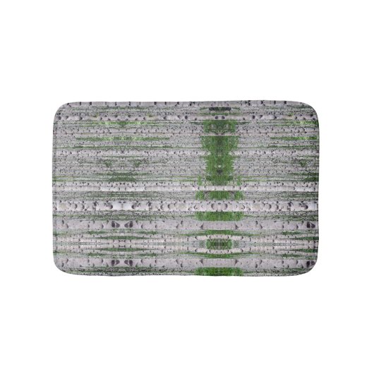 樺の木ツリーフォレスト自然 バスマット (正面)