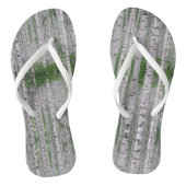 樺の木ツリーフォレスト自然 ビーチサンダル (ソール)