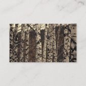 樺の木ツリーフォレスト自然 名刺 (正面)