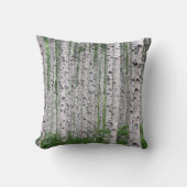 樺の木ツリーフォレスト装飾用クッション クッション (正面)
