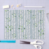 樺の木ツリーフォレスト – ウディ 薄葉紙 (クラフト)