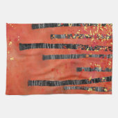 樺の木ツリーフォレスト キッチンタオル (横)