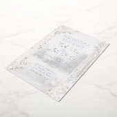 樺の木ツリーフォレ結婚スト 箔招待状 (回転した状態)