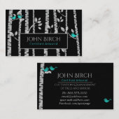 *~*樺の木ツリーブルーバードツリードクター。アーボリスト 名刺 (正面/裏面)