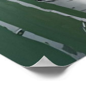 樺の木ツリープリントモダン自然ポスター ポスター (角)