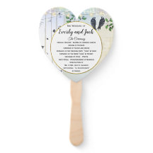 樺の木ツリーラブバードフォレストボホ結婚式 プログラム