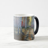 樺の木ツリーレーン モーフィングマグカップ (正面右)