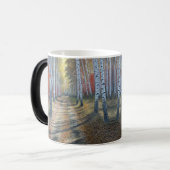 樺の木ツリーレーン モーフィングマグカップ (正面左)