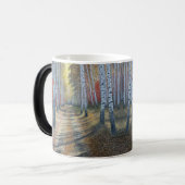 樺の木ツリーレーン モーフィングマグカップ (正面左)