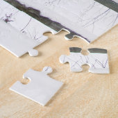 樺の木ツリー冬 ジグソーパズル (側面)