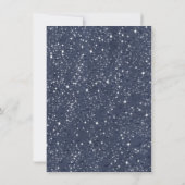 樺の木ツリー夕べトゥインクルライトブライダルシャワー 招待状 (裏面)