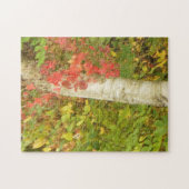 樺の木ツリー幹 ジグソーパズル (横)