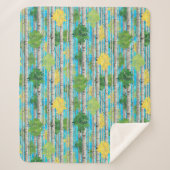 樺の木ツリー シェルパブランケット (正面)