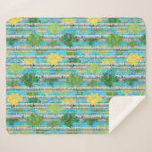 樺の木ツリー シェルパブランケット (正面(横))