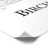 樺の木ツリー ポスター (角)