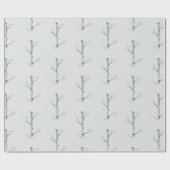 樺の木ツリー ラッピングペーパー (フラット)