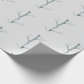 樺の木ツリー ラッピングペーパー (角)