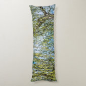 樺の木ツリー – 春は空中にある ボディピロー (裏面 (縦))