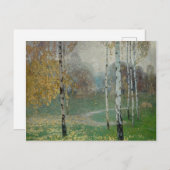 樺の木ツリー, 1904 (キャンバス上の油) ポストカード (正面/裏面)