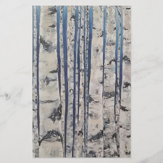 樺の木ツリーMorseコード (正面)