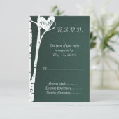 樺の木ツリーRSVP 出欠カード (スタンド正面)